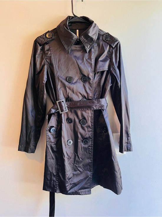 Noblita Jackets & Blazers - Noblita Classic Double-Breasted Black Trench Coat with Belt XS